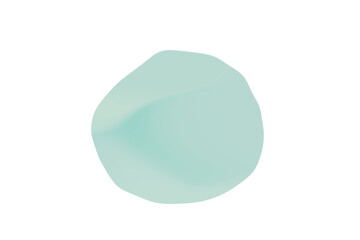 緑のグラデーションの抽象的円形図形フレーム