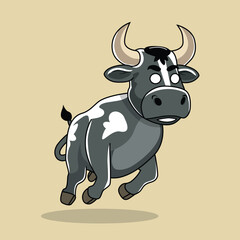 Angry Cow in Eid Al Adha Mubarak Celebration