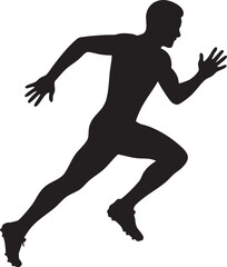 running man silhouette