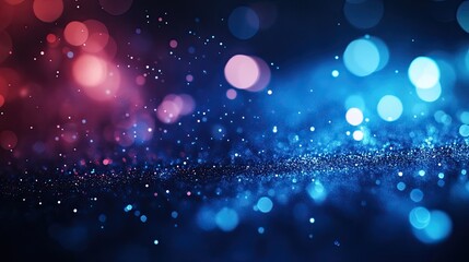 Obraz premium An ethereal cascade of light where dreams and reality blur in a dance of cosmic wonder sparkles against a dark backdrop