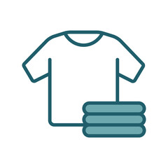 Fototapeta premium clothes icon vector design template simple and clean