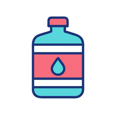 Gallon Water Icon Illustration Vector