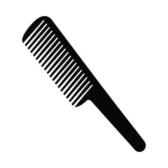 black comb silhouette