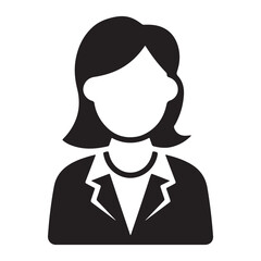 Fototapeta premium Vector cartoon illustration of diverse business people icons set, featuring smiling man and woman office avatars