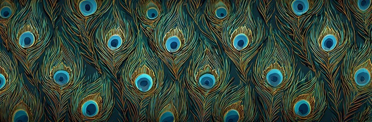 Peacock Feather Background