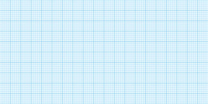Millimeter graph paper vector background. Simple grid paper texture of notebook page illustration