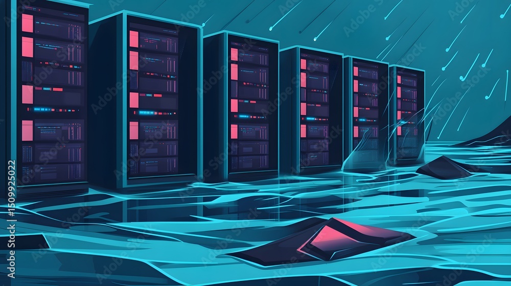 Poster disaster recovery and data redundancy in server