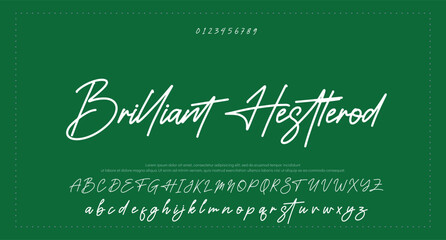 signature Font Calligraphy Logotype Script Brush Font Type Font lettering handwritten 