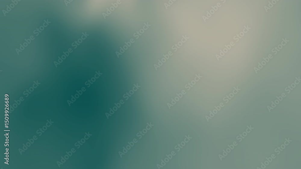 Poster a soft, abstract gradient image blends teal and beige tones smoothly with a calming effect, abstract