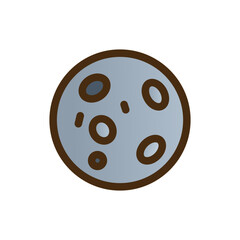 Space Moon Icon