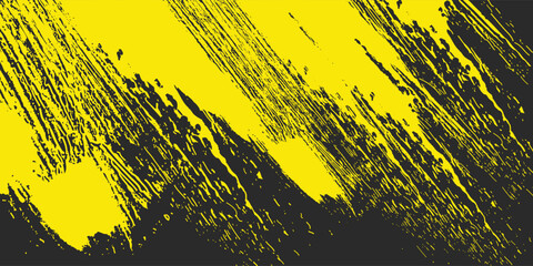 Minimal Abstract Yellow Grunge Scratch Background Template. vector ilustration