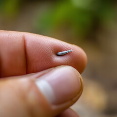 scratch from thorn on finger, A splinter in the finger