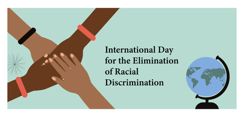 International Day Against Racial Discrimination Vector Set-02