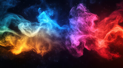 A satellite dish farm in a remote desert, capturing deep-space signals under a starry sky