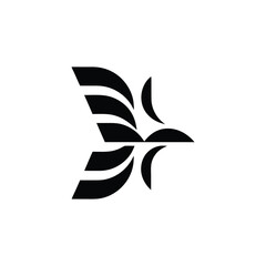 Mid-century Modern Eagle Icons Flying eagle symbol
Abstract eagle or hawk head isolated on white background. Template for design mascot, label, badge, emblem or other branding. Vector illustration.