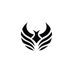 Mid-century Modern Eagle Icons Flying eagle symbol
Abstract eagle or hawk head isolated on white background. Template for design mascot, label, badge, emblem or other branding. Vector illustration.