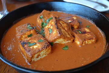 Creamy paneer dish in rich sauce