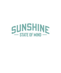 Retro Summer T-shirt Design Sunshine State Of Mind