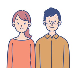 夫婦のイラスト