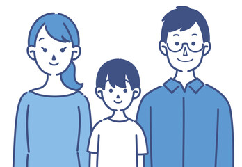家族のイラスト