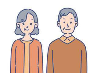 夫婦のイラスト