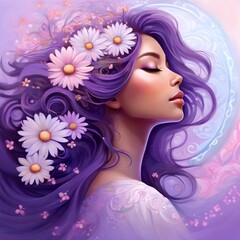 Ethereal Beauty: A Dream in Lavender