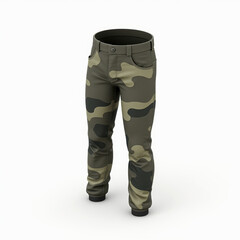 Camo Pants Mockup - Men's Fashion Design - Realistic Mockups