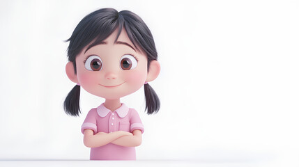 child's expression on a plain white background