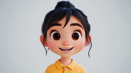 child's expression on a plain white background