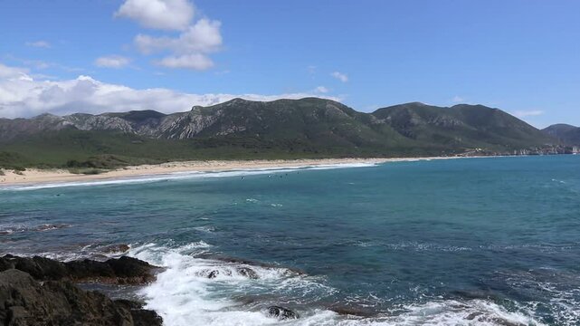 Buggerru, Sardina south coast amazing wild landscapes, summer travel destination