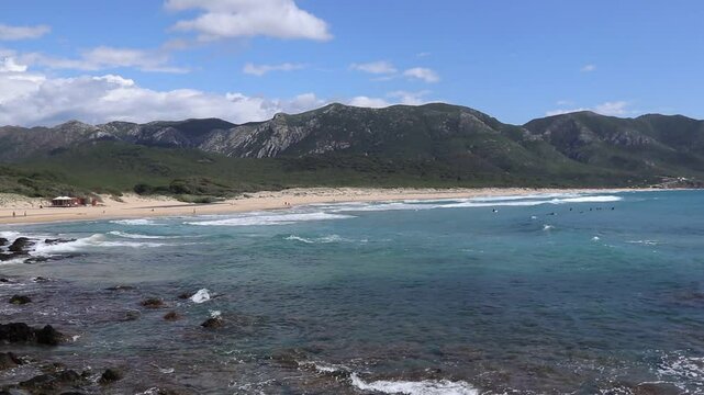 Buggerru, Sardina south coast amazing wild landscapes, summer travel destination