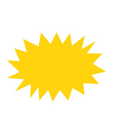 yellow comic shape copy space	