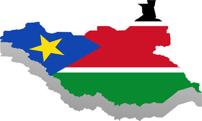 South Sudan country map location