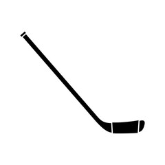 Hockey stick icon vector. Ice hockey stick illustration sign. Ice hockey symbol or logo.