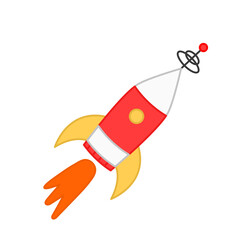 rocket in outer space element