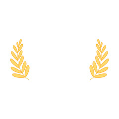 golden wheat ears element