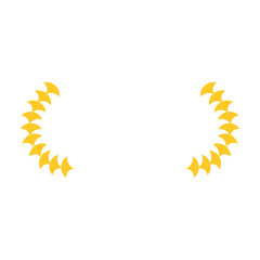 laurel wreath golden color
