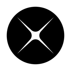 Sparkle vector icon. Shine symbol illustration. star sign or logo.