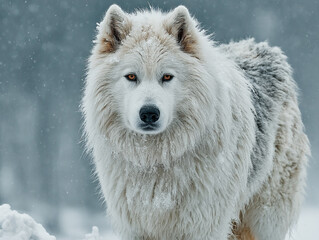 Obraz premium wolf in snow