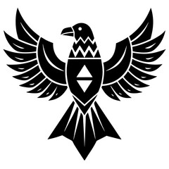 Tribal Eagle Bird Minimalist Design