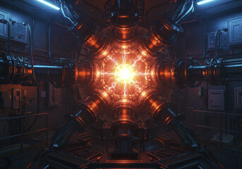 Fusion Reactor Core with Concentric Metal Cylinders and Energetic Plasma Discharge
