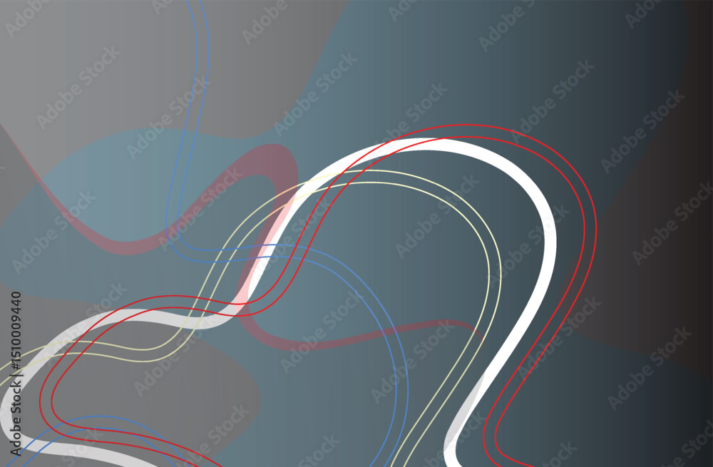 Poster abstract geometrics pattern on black background. elegant dark gray color with textured modern design