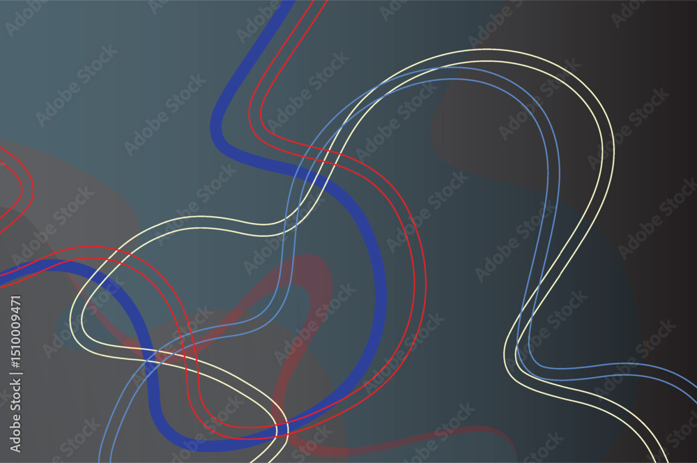 Poster abstract geometrics pattern on black background. elegant dark gray color with textured modern design