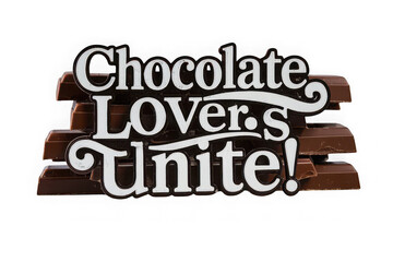 Chocolate lovers unite call to action image