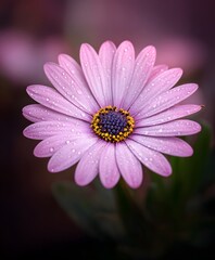 Blooming pink flower close-up outdoor garden macro photography natural setting soft focus beauty of nature