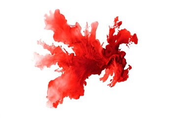 Dynamic red ink splash art abstract design creative environment vibrant aesthetic