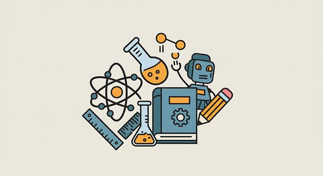 Science and Education Illustration