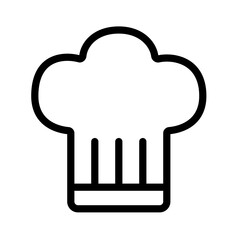 Chef hat icon vector illustration. Restaurant vector illustration.