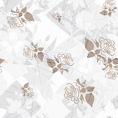 seamless pattern with flowers