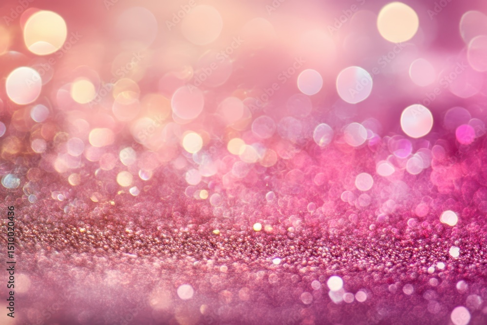 Poster abstract motion creates a shimmering pink background with defocused bokeh effects, abstract motion d